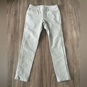 Lululemon ABC Class-Fit 5 Pocket Pants Light Gray Size 32x32 Utilitech